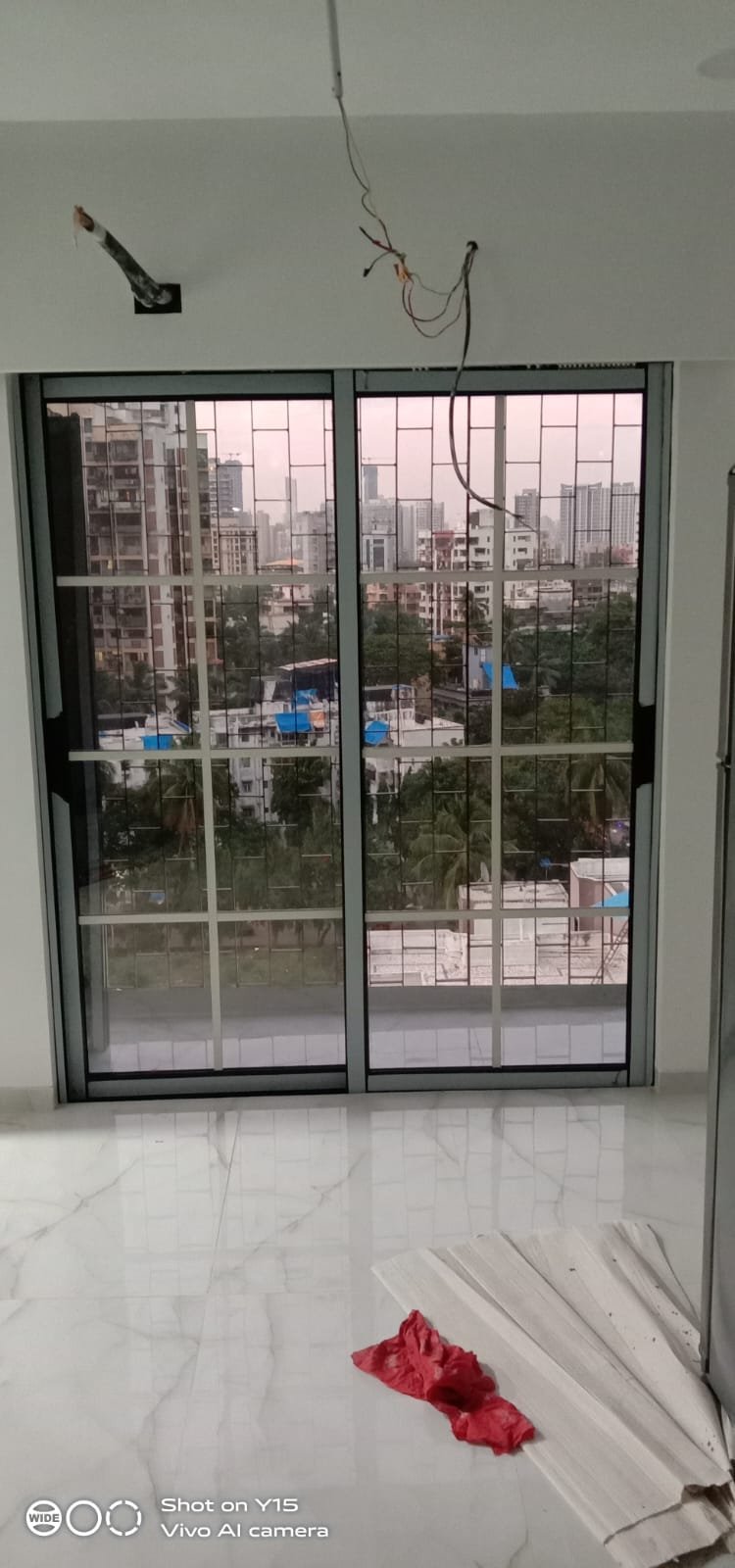 Glass partition office